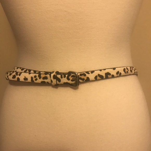 Ann Taylor Accessories - Ann Taylor | Cheetah Haircalf Skinny Belt Ann Taylor Accessories - Ann Taylor | Cheetah Haircalf Skinny Belt